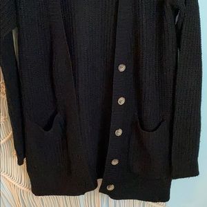Knit cardigan with pockets